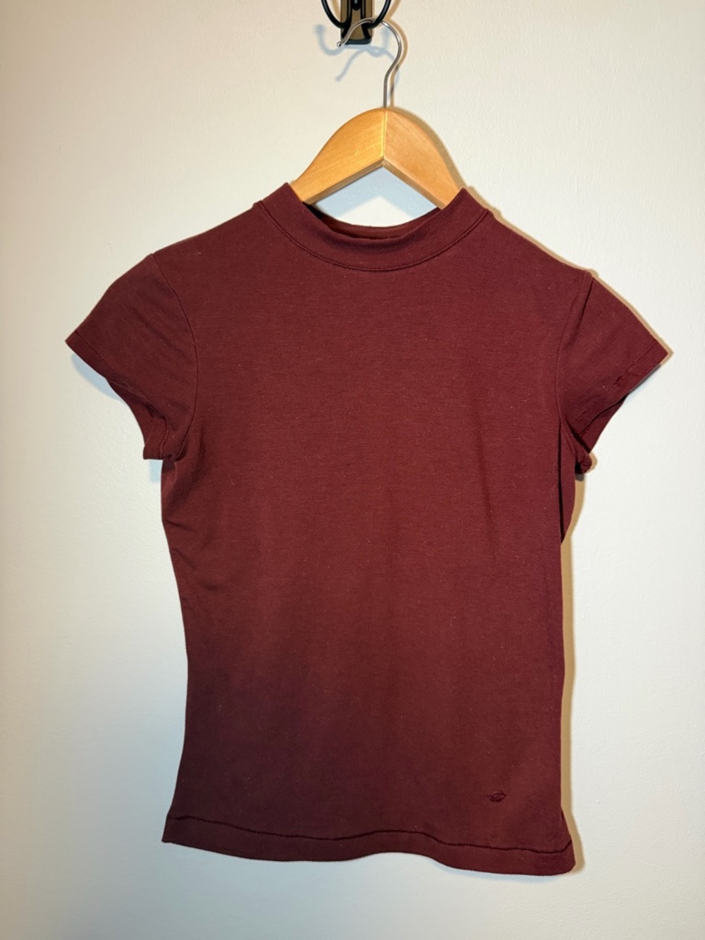 Gymshark Maroon Crewneck Tee